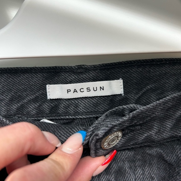 Pacsun Black Ripped Dad Jeans - Picture 3 of 4